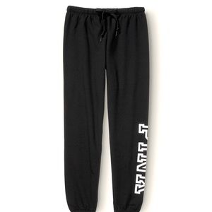 PINK black sweat pants